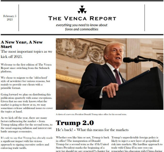 The Venca Report 1